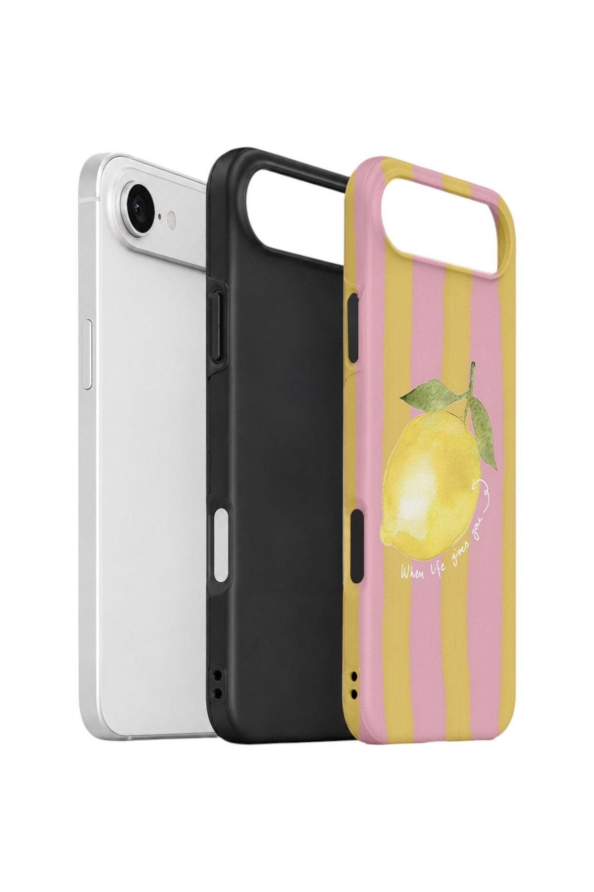 iPhone 17 Air Vorian Çift Katmanlı Kılıf Pink Lemon Muse