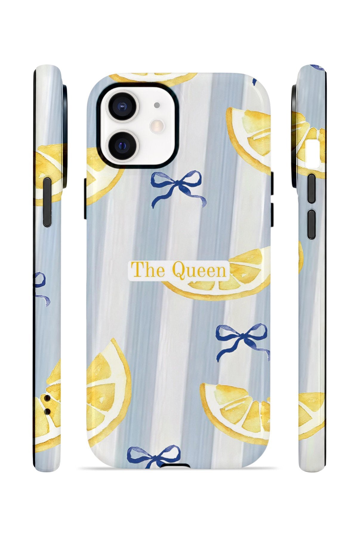 iPhone 11 Vorian Çift Katmanlı Kılıf Queen Lemon Bow