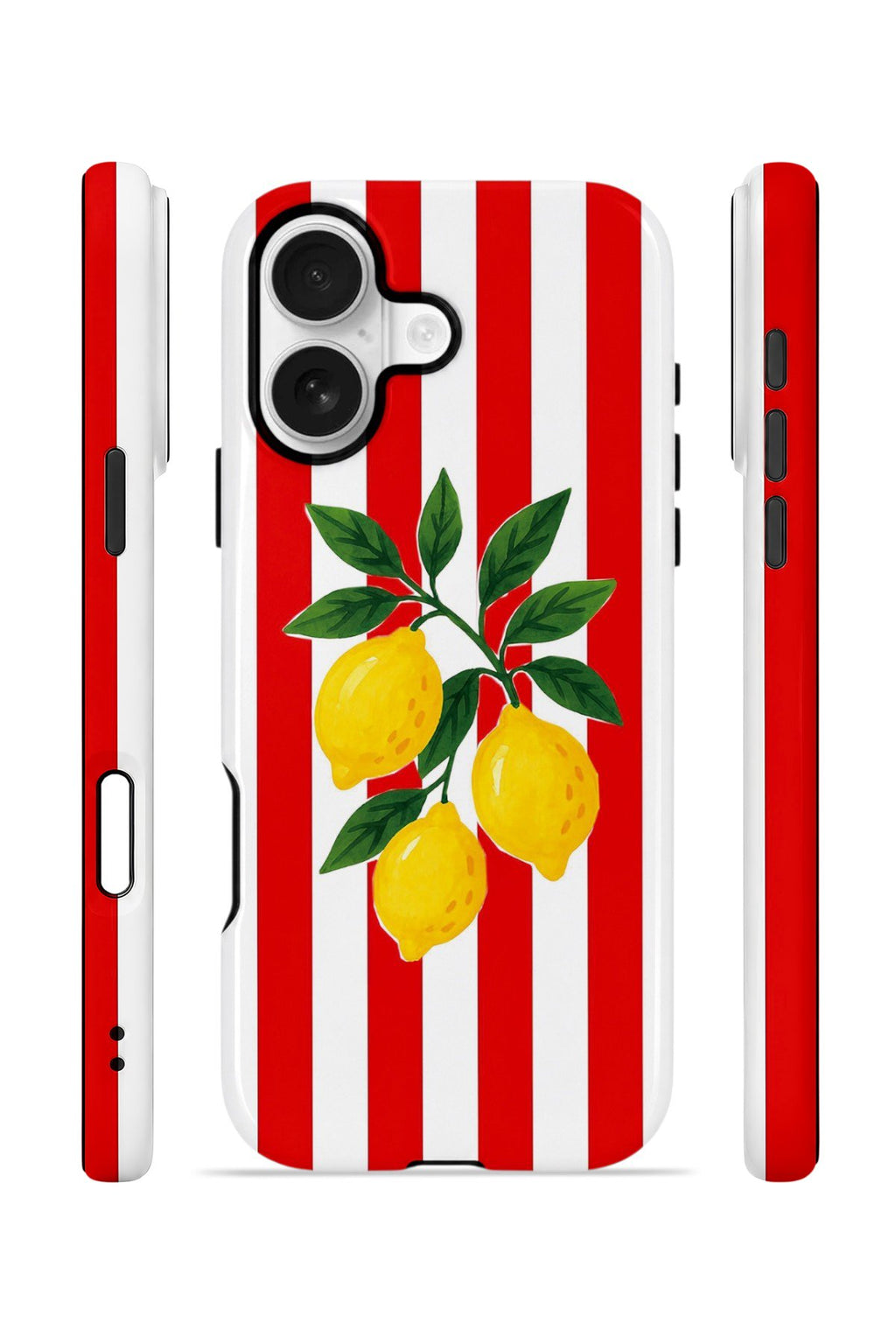 iPhone 16 Vorian Çift Katmanlı MagSafe Kılıf Lemon Parade Red
