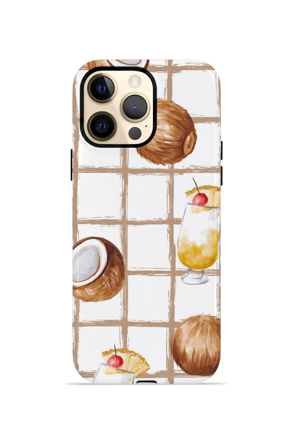 iPhone 12 Pro Max Vorian Çift Katmanlı MagSafe Kılıf Coconut Cabana