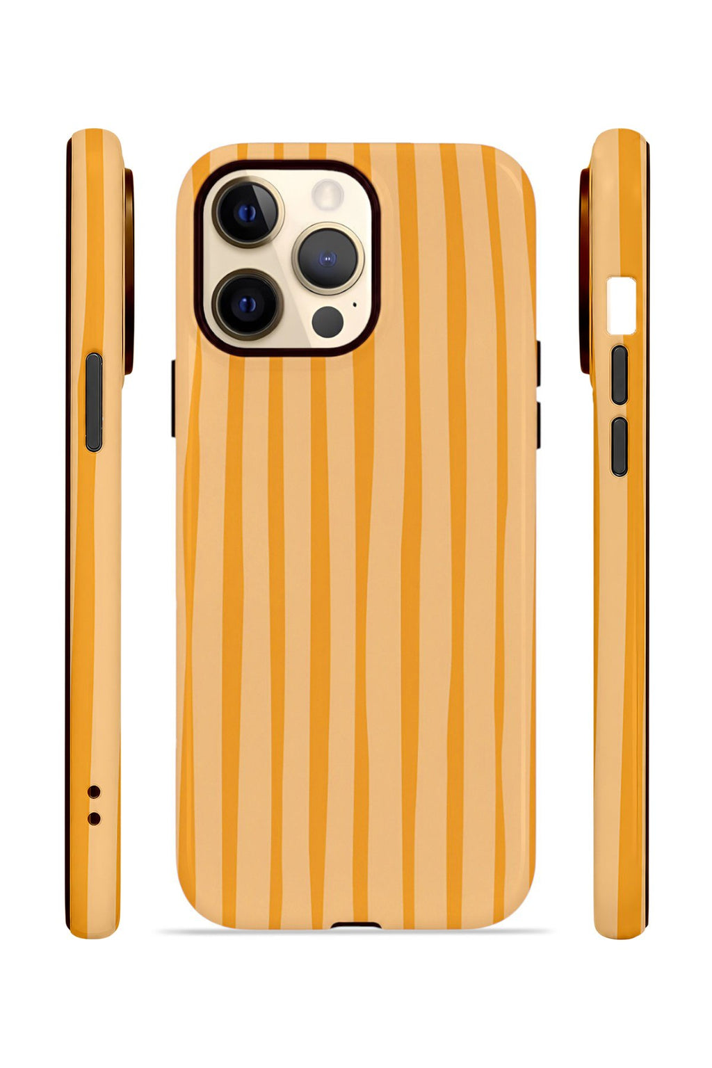 iPhone 14 Pro Max Vorian Çift Katmanlı Kılıf Golden Hour Stripe