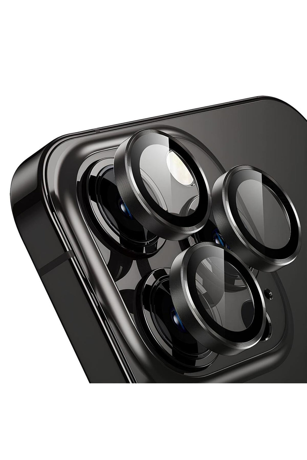 iPhone 13 Pro Sapphire Lens Koruyucu Siyah