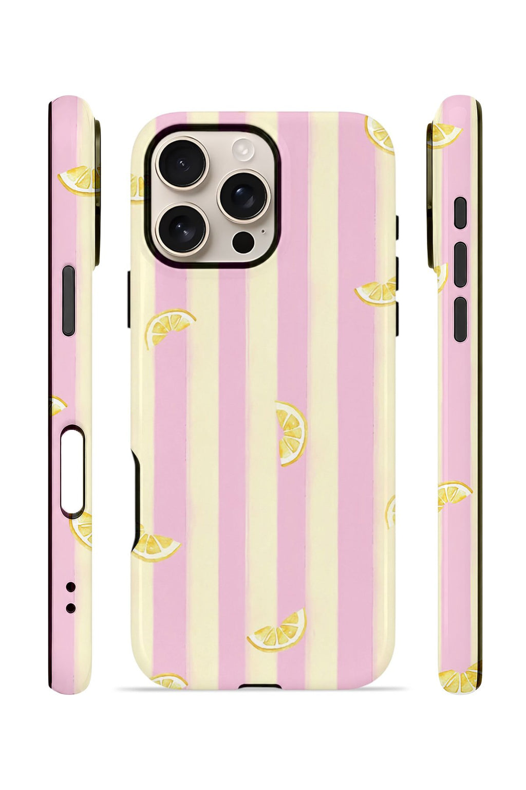 iPhone 16 Pro Max Vorian Çift Katmanlı Kılıf Pink Lemon Parade