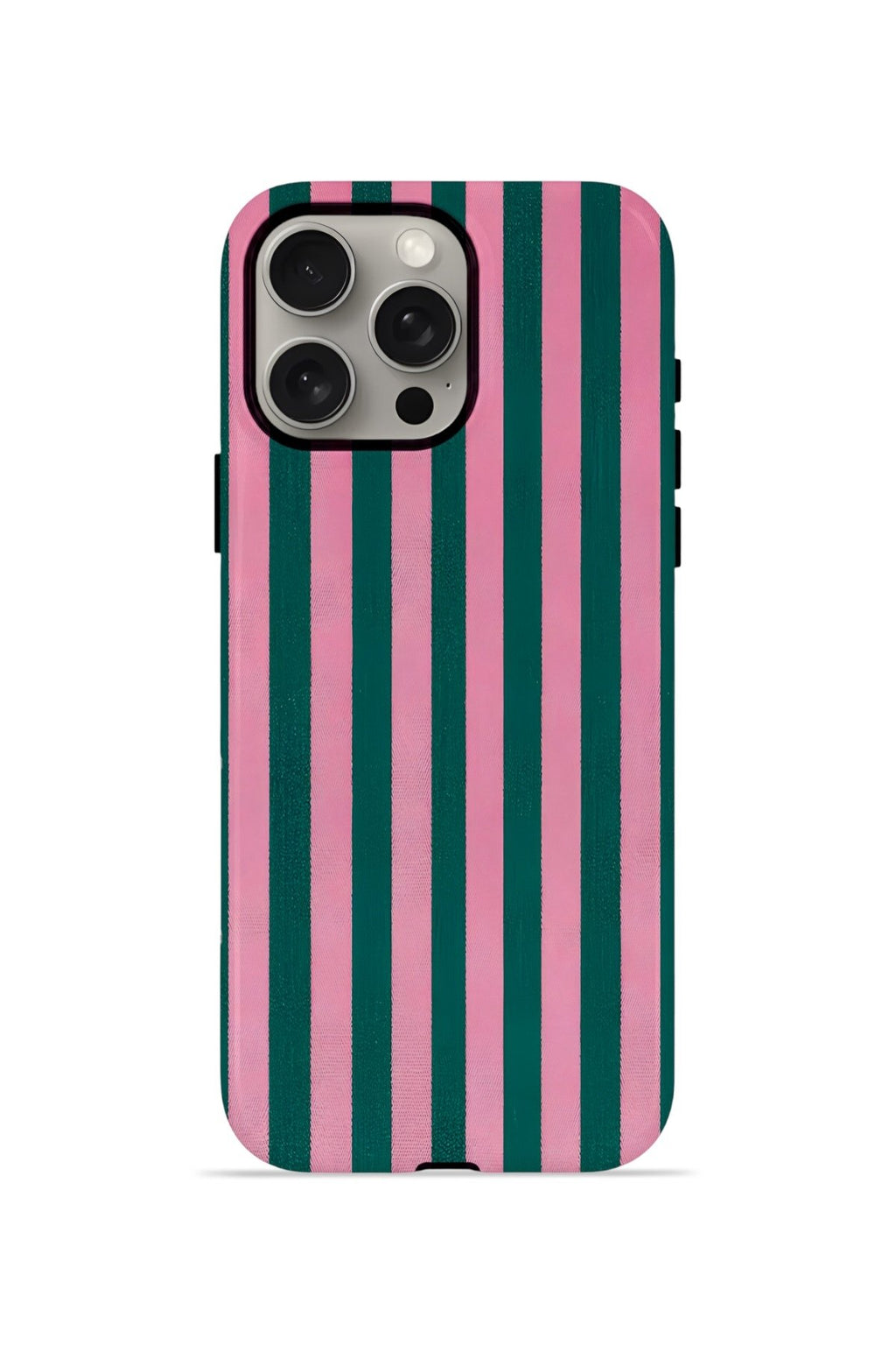 iPhone 15 Pro Max Vorian Çift Katmanlı Kılıf Pink Navy Cabana