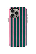 iPhone 15 Pro Max Vorian Çift Katmanlı Kılıf Pink Navy Cabana