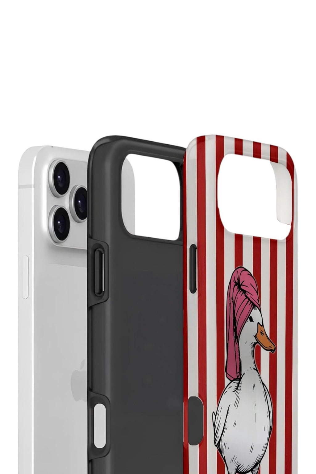 iPhone 17 Pro Max Vorian Çift Katmanlı Kılıf Duchess Duck