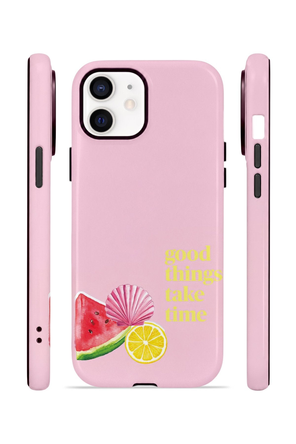 iPhone 12 Vorian Çift Katmanlı Kılıf Good Things Fruit Corner
