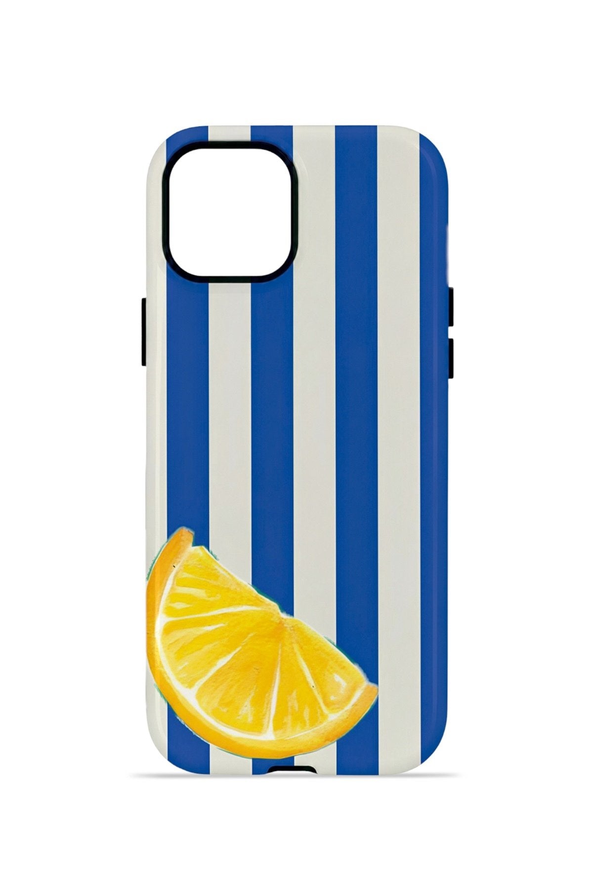 iPhone 14 Vorian Çift Katmanlı Kılıf Lemon Coast Stripe