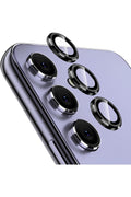 Samsung Galaxy A15 Metal Kamera Koruyucu Lens Siyah