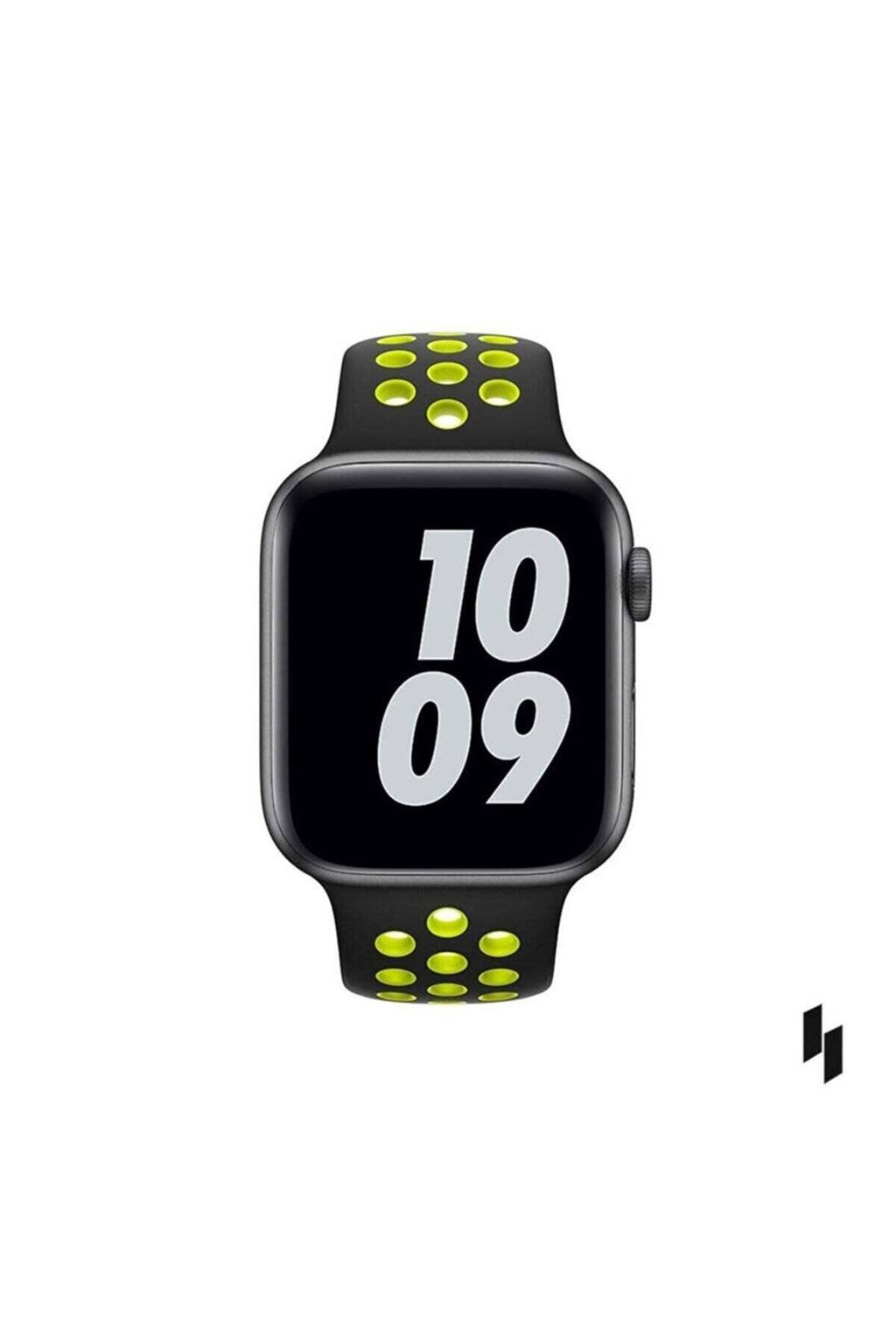 Apple Watch Series Fileli Kordon Siyah-Sarı