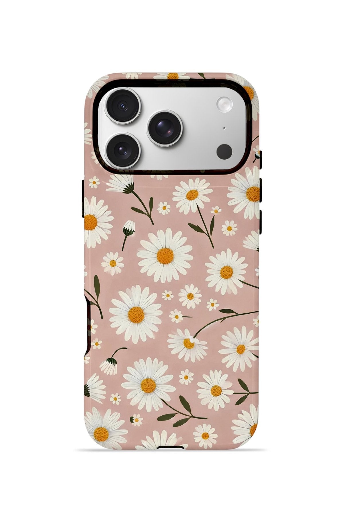 iPhone 17 Pro Vorian Çift Katmanlı MagSafe Kılıf Daisy Mocha Garden
