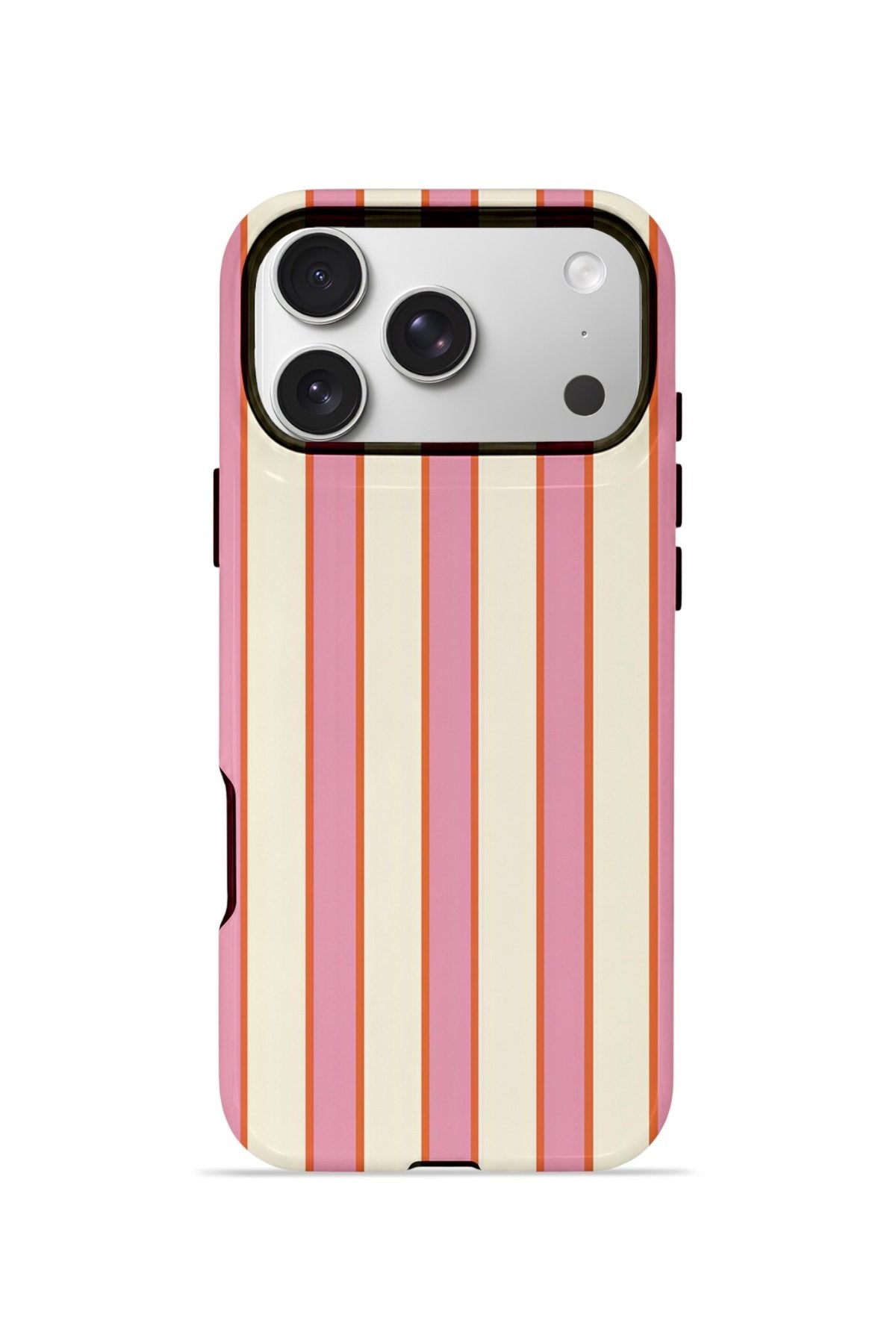 iPhone 17 Pro Max Vorian Çift Katmanlı Kılıf Sunset Candy Stripe