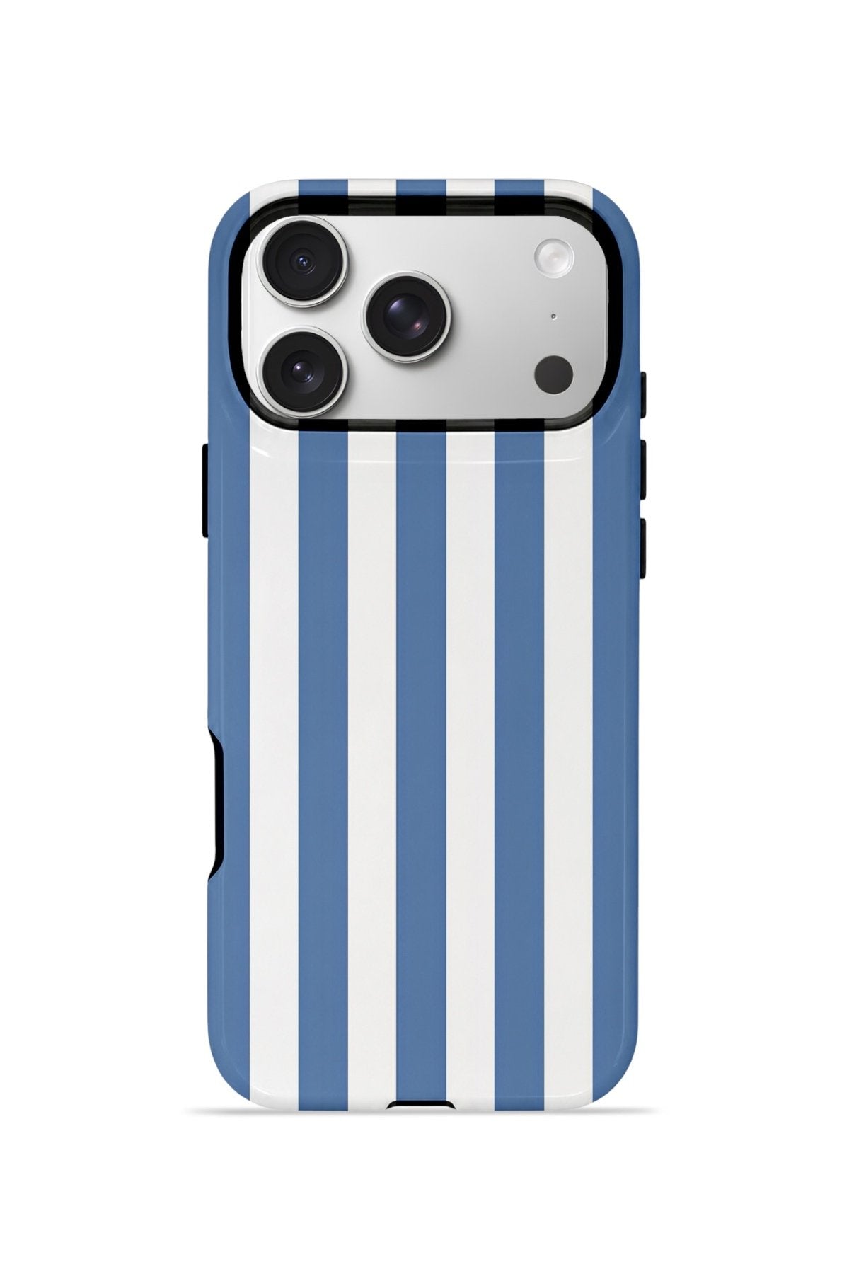 iPhone 17 Pro Vorian Çift Katmanlı MagSafe Kılıf Blue Marina Stripe