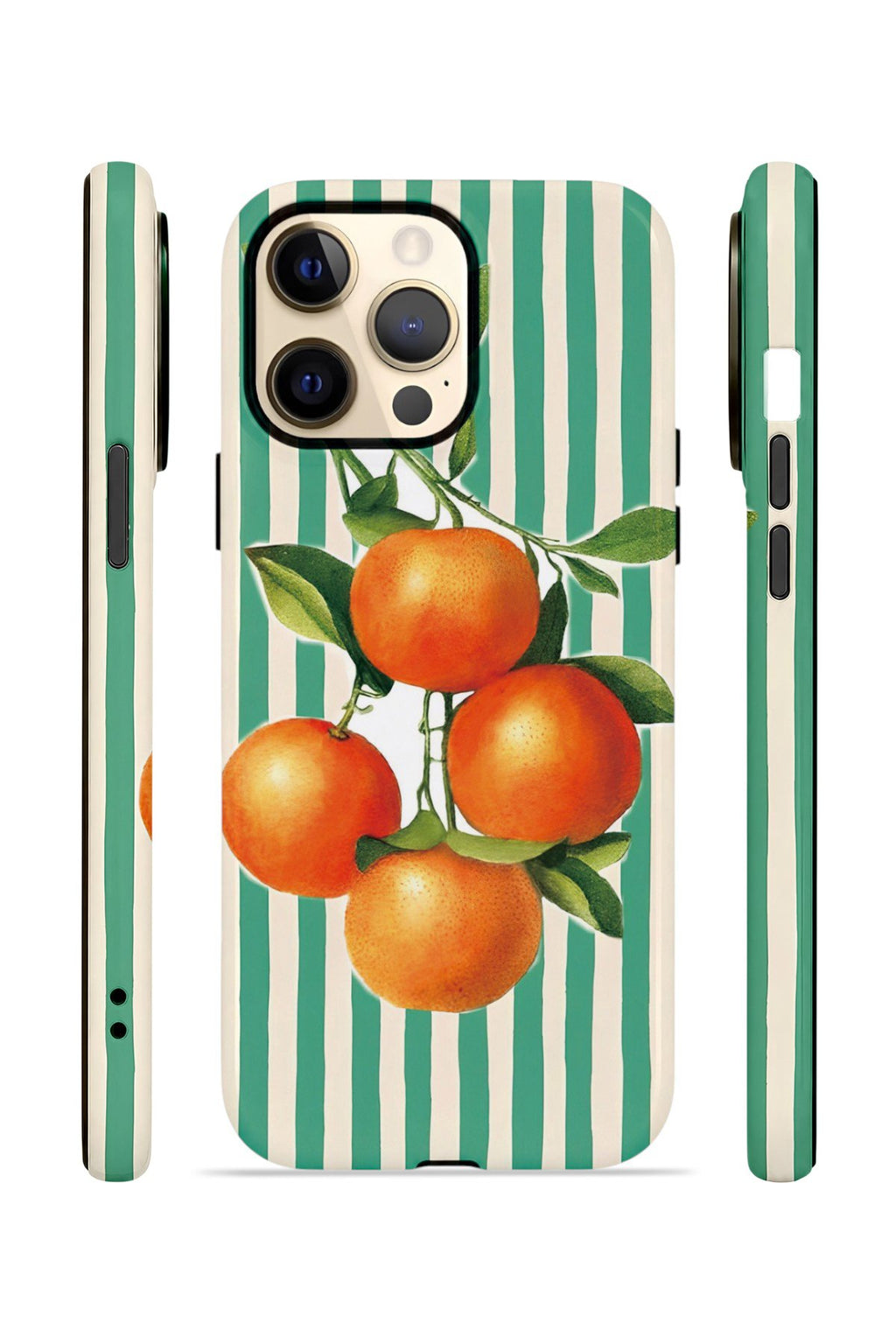 iPhone 12 Pro Max Vorian Çift Katmanlı Kılıf Italian Orange Orchard