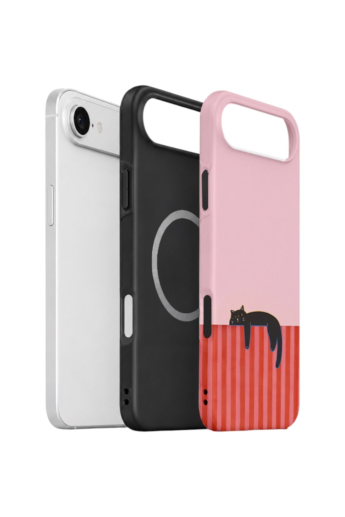 iPhone 17 Air Vorian Çift Katmanlı MagSafe Kılıf Lazy Cat Sunset