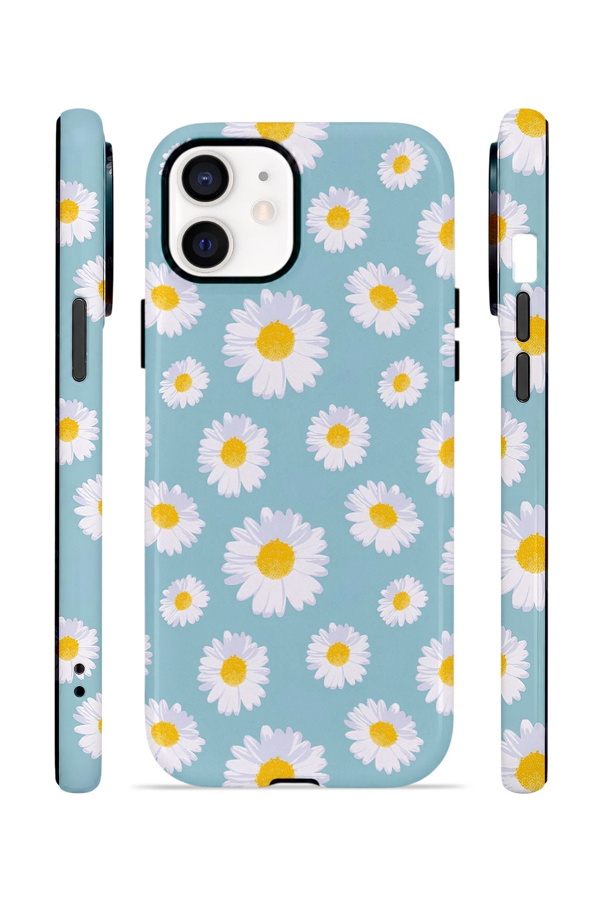 iPhone 12 Vorian Çift Katmanlı Kılıf Daisy Sky