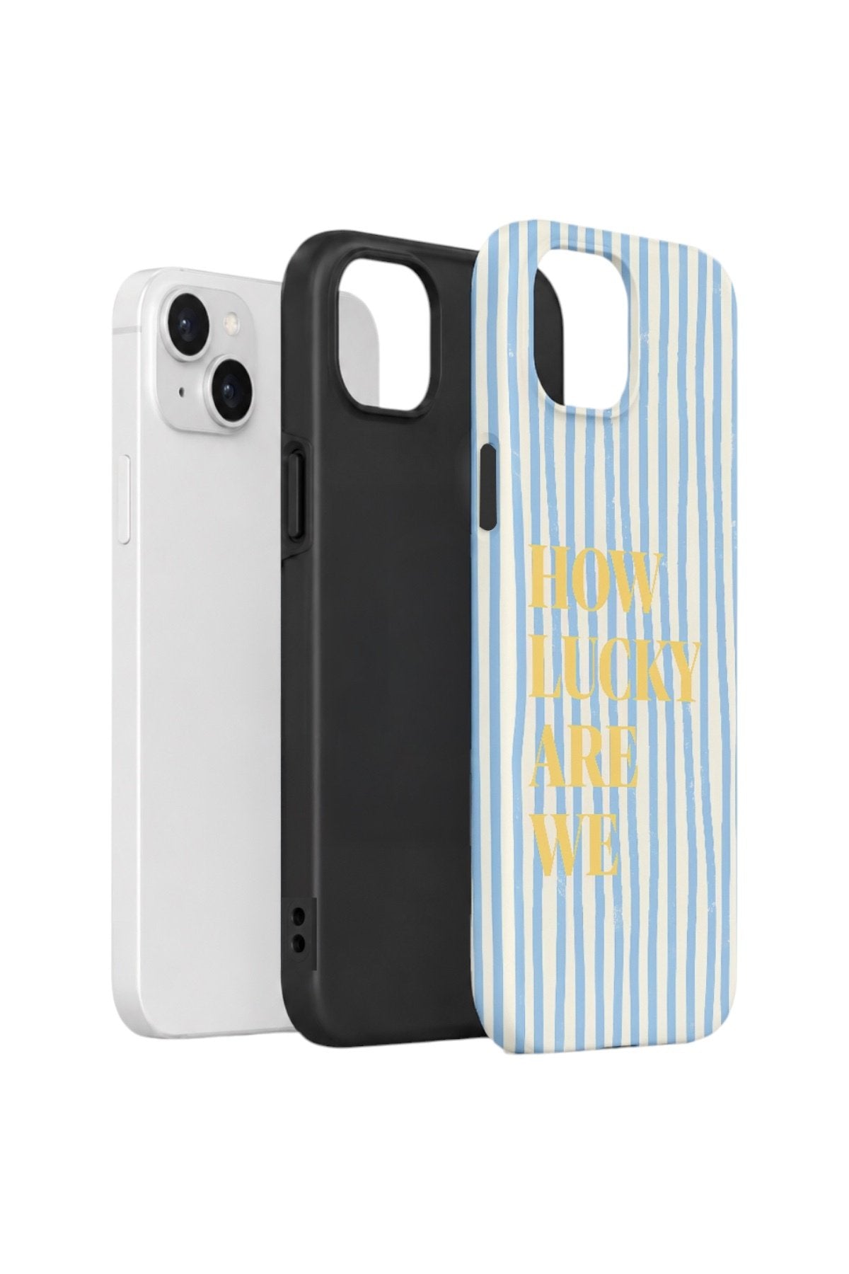 iPhone 15 Vorian Çift Katmanlı Kılıf Lucky Summer Stripe