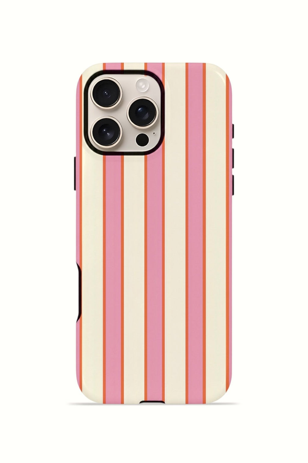 iPhone 16 Pro Vorian Çift Katmanlı MagSafe Kılıf Sunset Candy Stripe