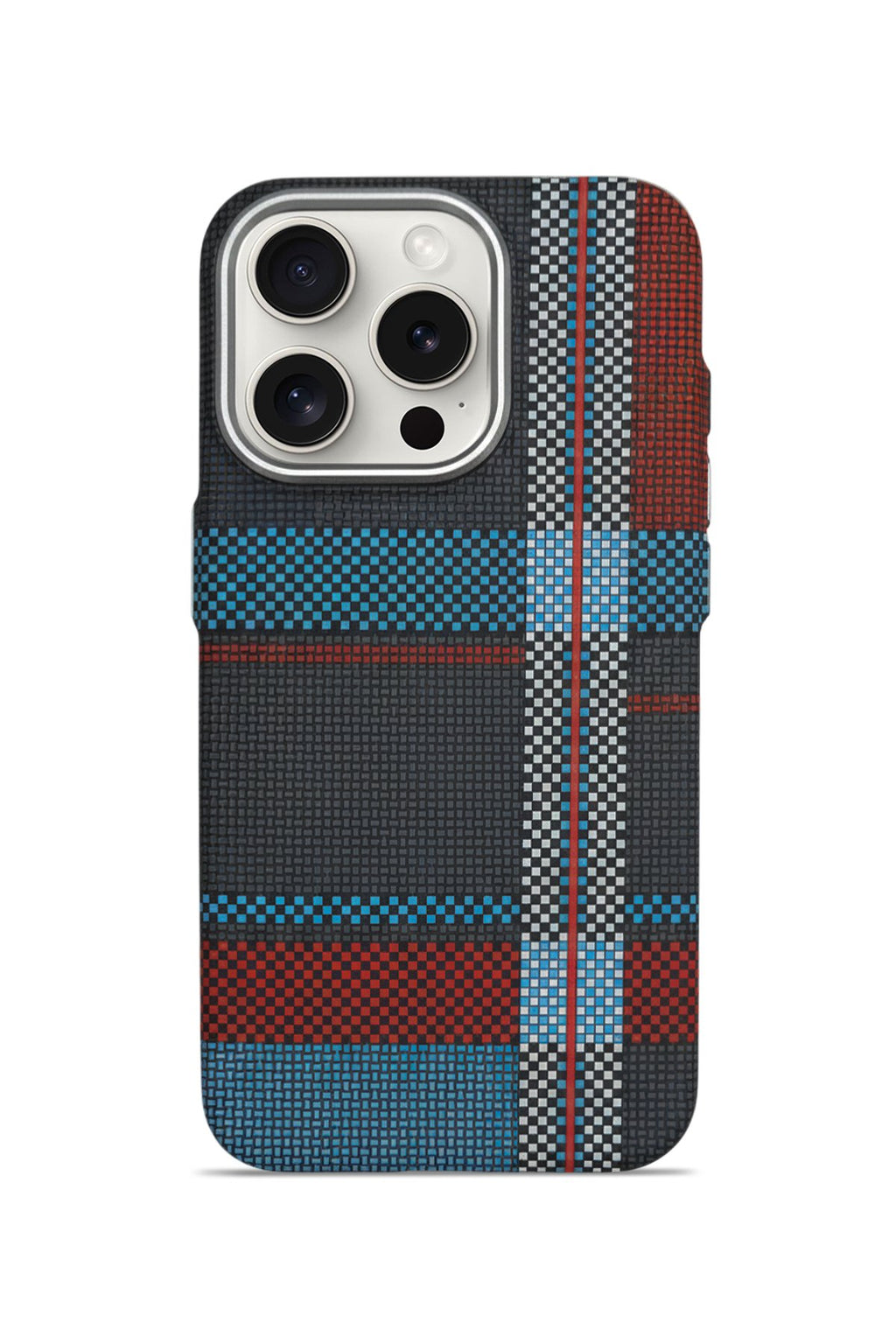 Nox Craft iPhone 15 Pro 6.1" MagSafe Karbon Kılıf Metro Grid