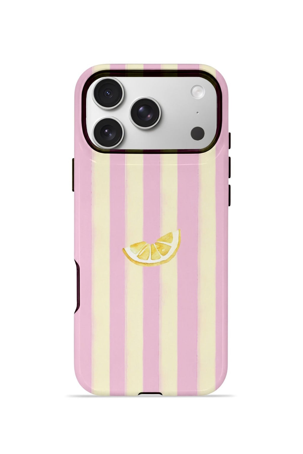 iPhone 17 Pro Vorian Çift Katmanlı Kılıf Lemon Charm Pink