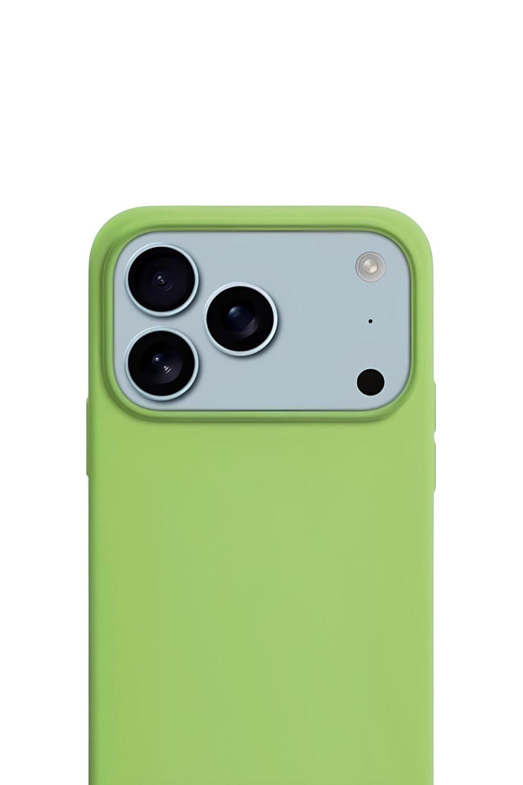 iPhone 17 Pro Max Soft Touch Lansman Silikon Kılıf Fıstık Yeşili