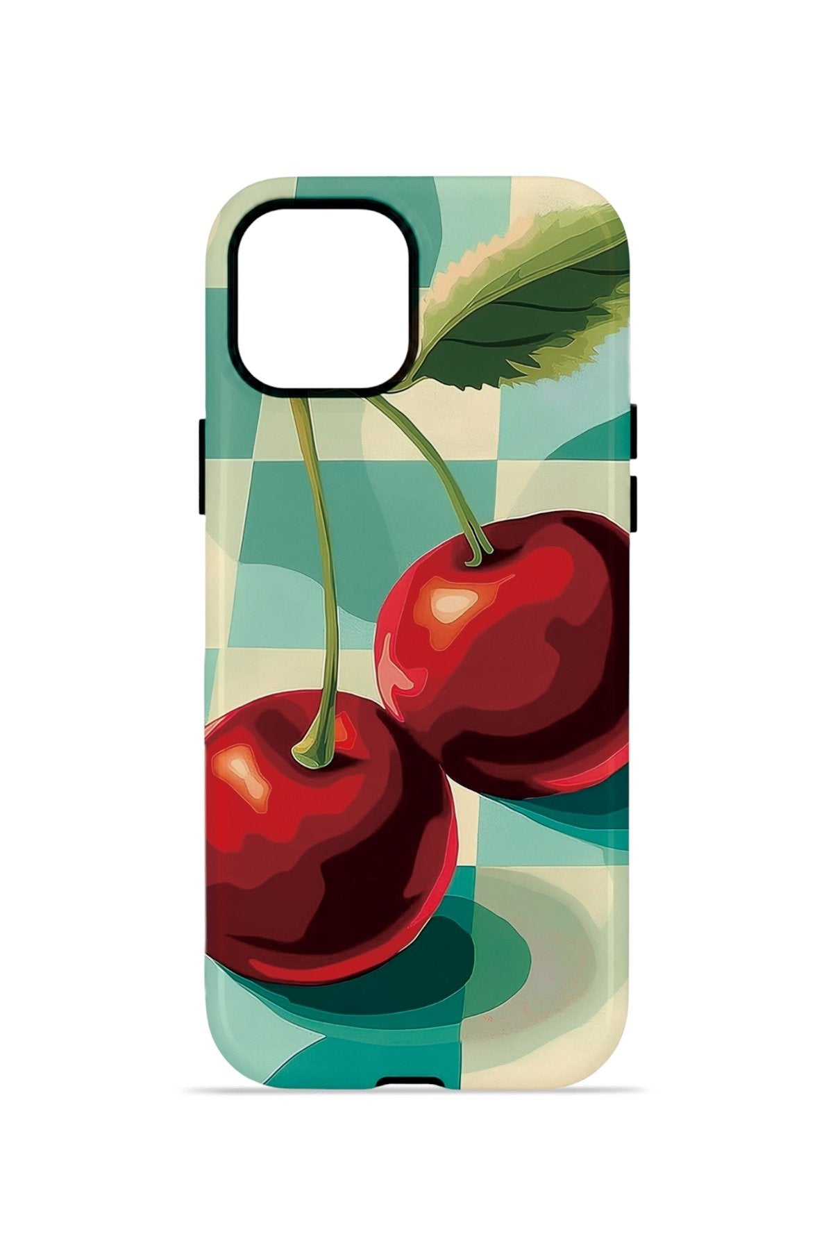 iPhone 11 Vorian Çift Katmanlı Kılıf Retro Cherry Pop