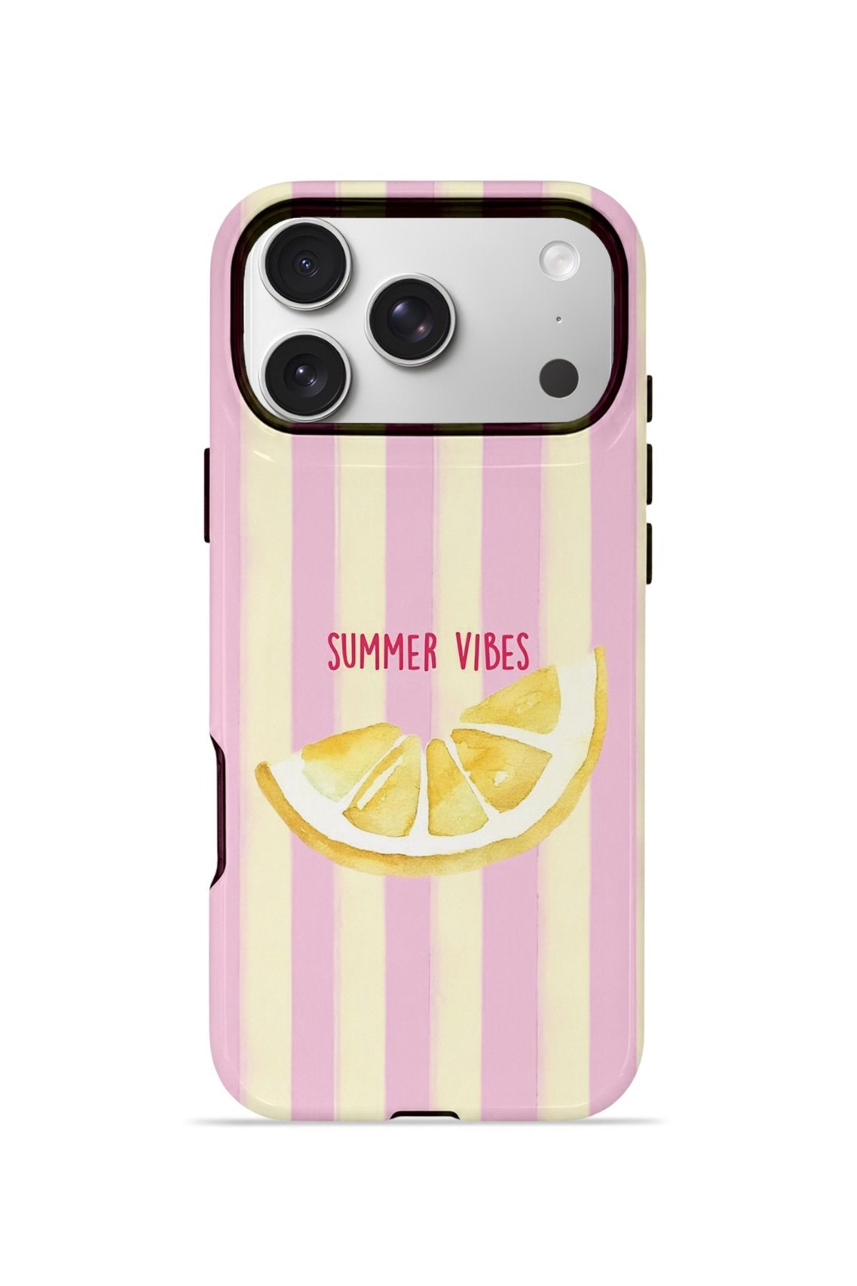 iPhone 17 Pro Max Vorian Çift Katmanlı MagSafe Kılıf Summer Vibes Lemon