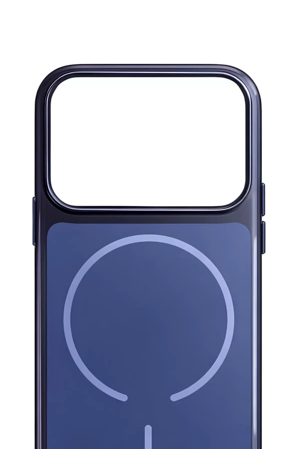 iPhone 17 Pro Max AuraShield MagSafe Kılıf Blue Frame