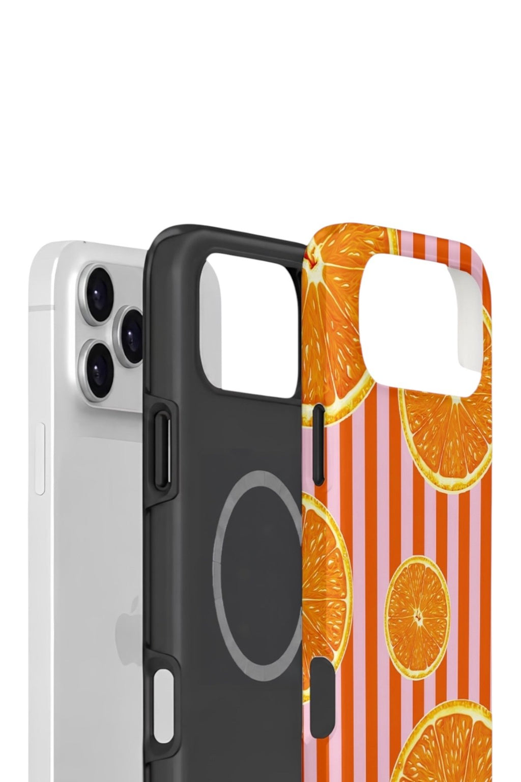 iPhone 17 Pro Max Vorian Çift Katmanlı MagSafe Kılıf Sunset Orange Grove