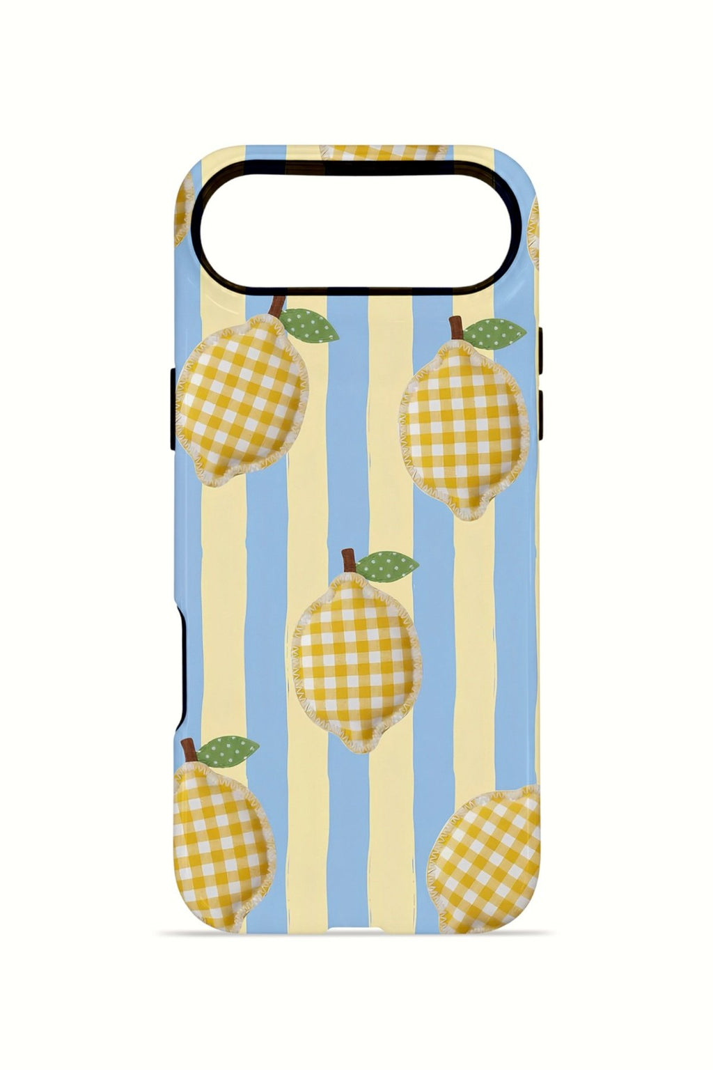 iPhone 17 Air Vorian Çift Katmanlı Kılıf Gingham Lemon Grove
