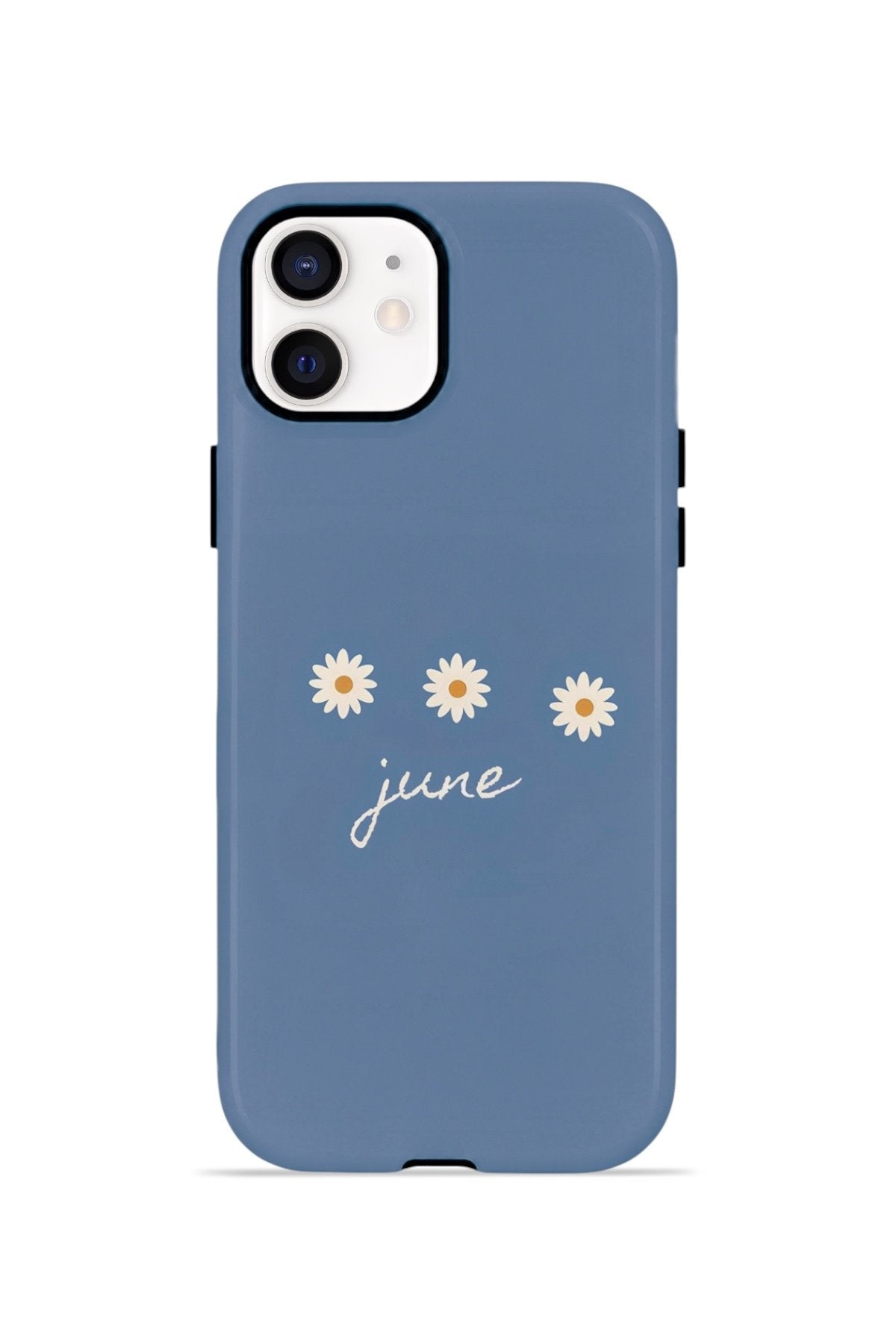iPhone 12 Vorian Çift Katmanlı MagSafe Kılıf June Daisy Blue