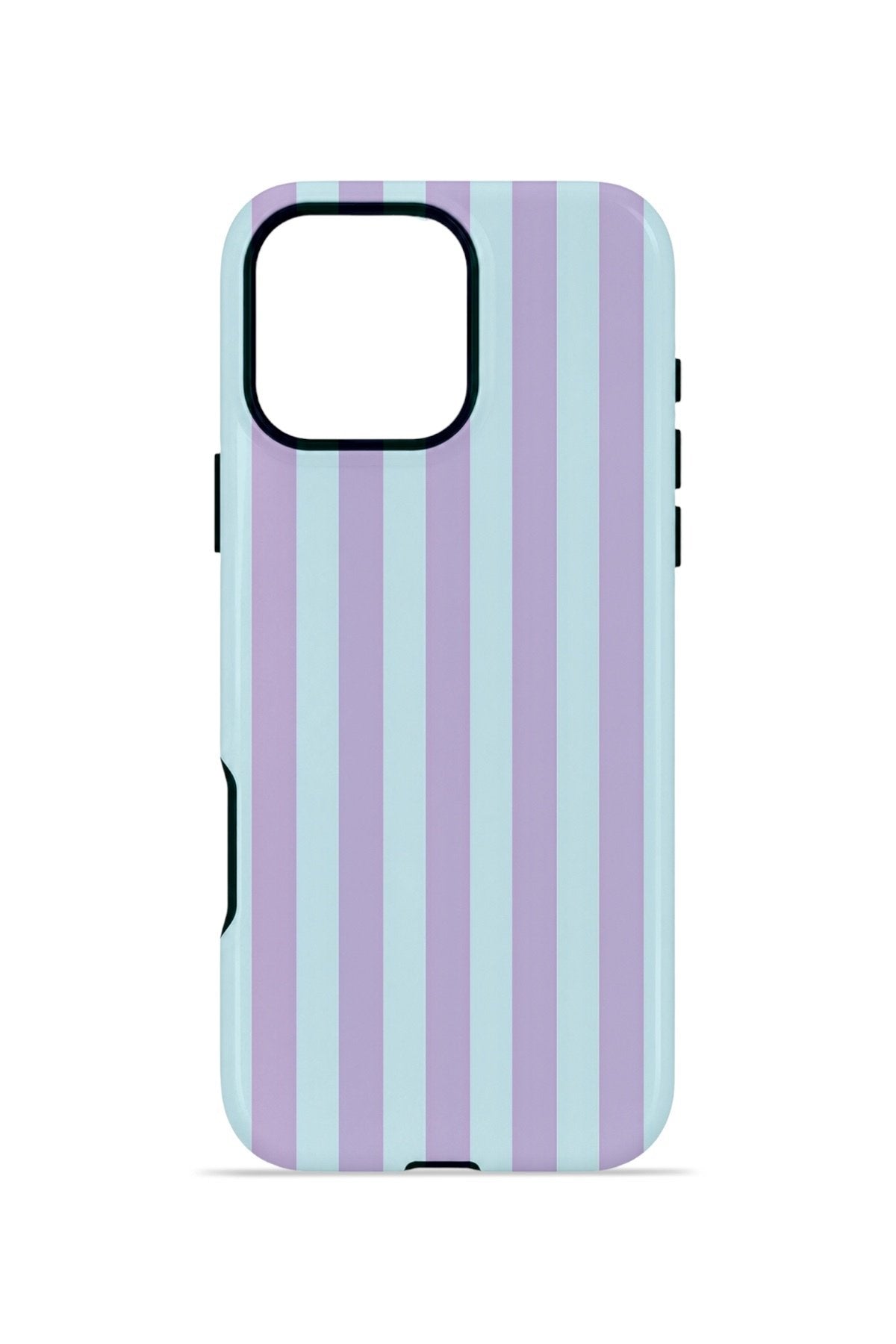 iPhone 16 Pro Vorian Çift Katmanlı MagSafe Kılıf Lilac Riviera Stripe