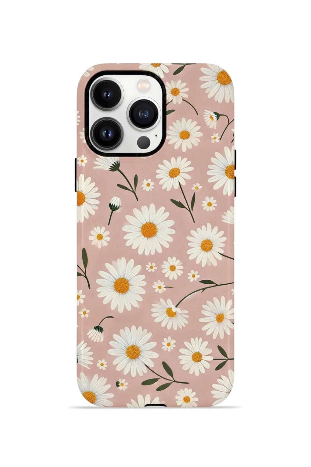 iPhone 14 Pro Vorian Çift Katmanlı MagSafe Kılıf Daisy Mocha Garden