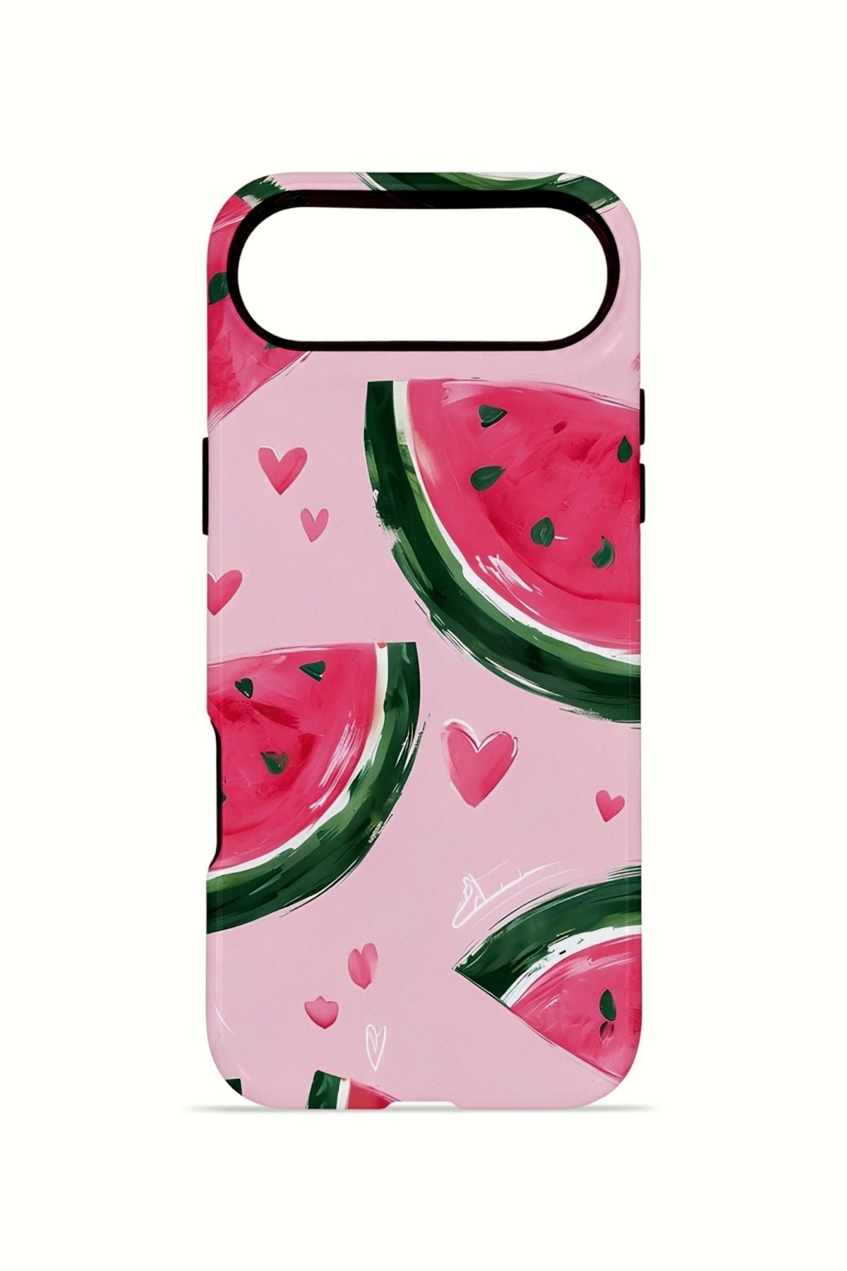 iPhone 17 Air Vorian Çift Katmanlı Kılıf Watermelon Hearts
