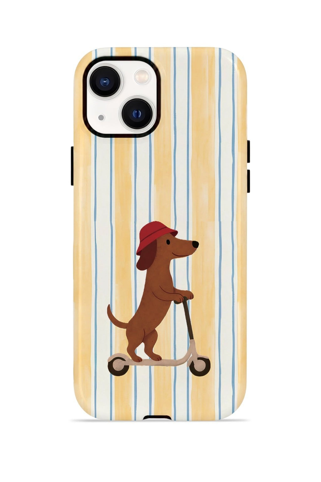 iPhone 14 Plus Vorian Çift Katmanlı Kılıf Dachshund Riviera