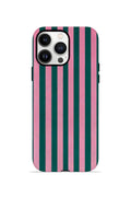 iPhone 14 Pro Vorian Çift Katmanlı Kılıf Pink Navy Cabana