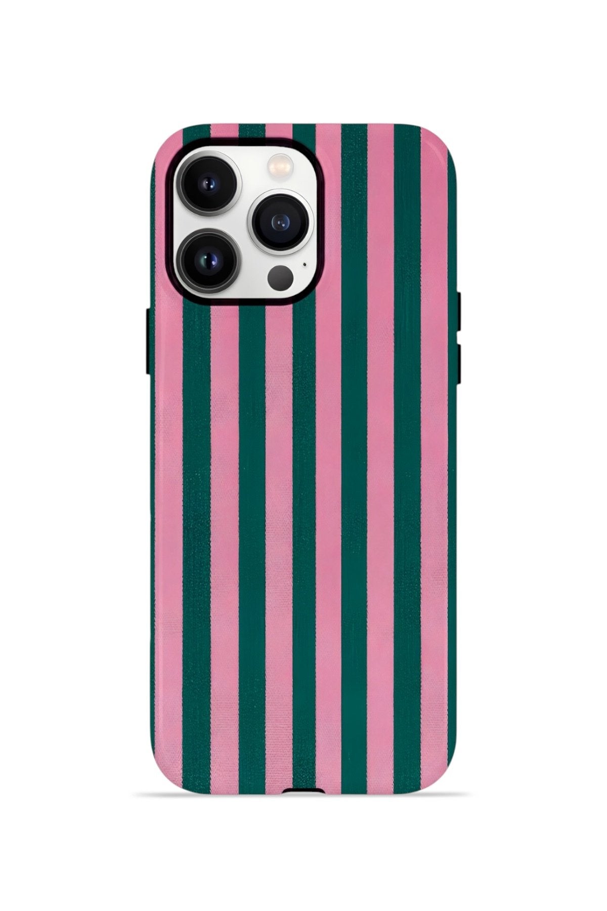 iPhone 14 Pro Vorian Çift Katmanlı Kılıf Pink Navy Cabana
