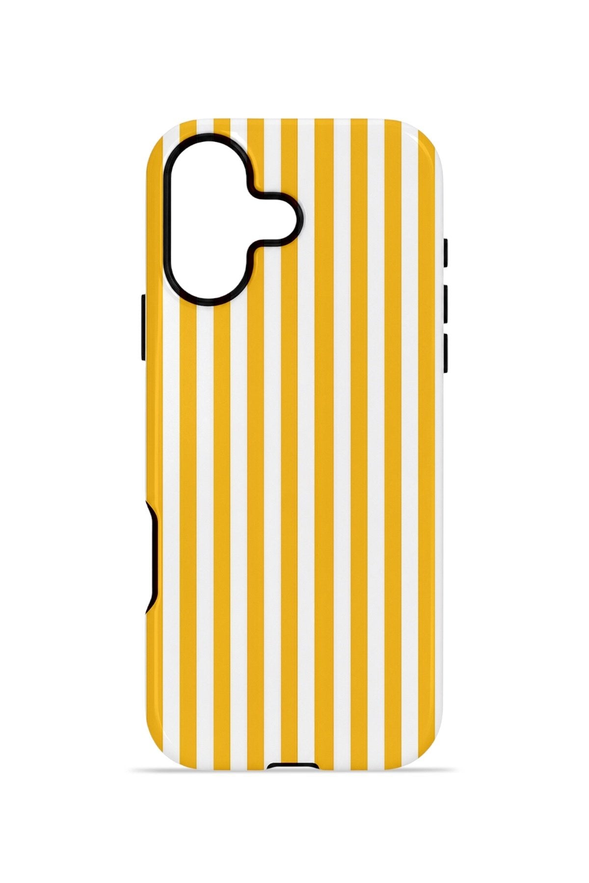 iPhone 16 Plus Vorian Çift Katmanlı Kılıf Golden Pinstripe