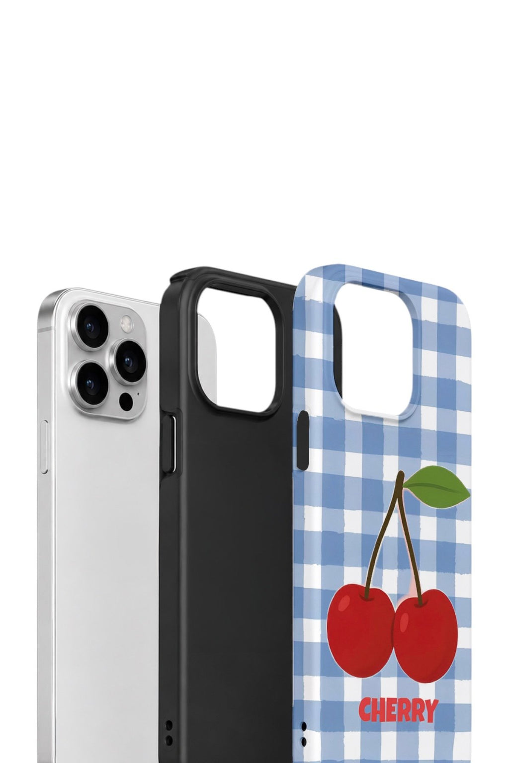 iPhone 12 Pro Vorian Çift Katmanlı Kılıf Cherry Picnic