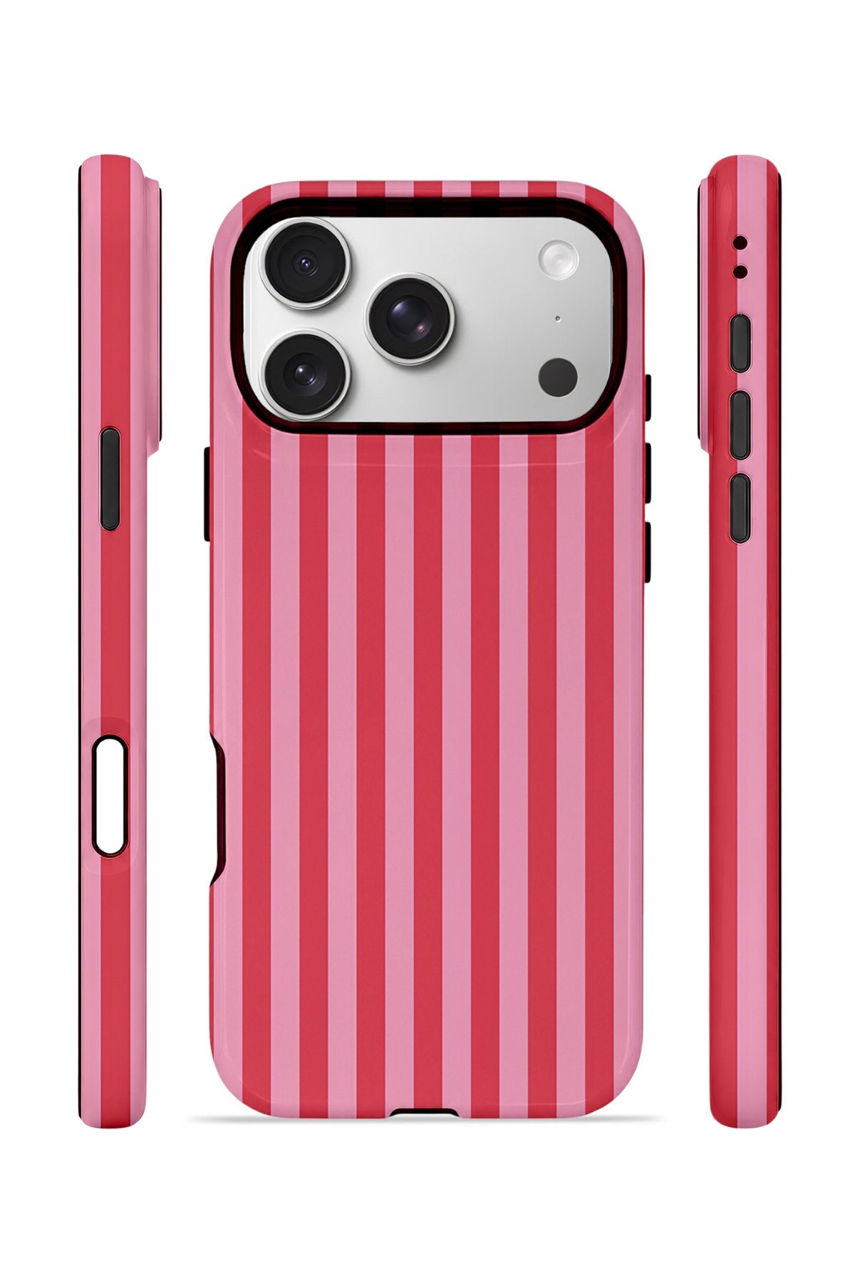 iPhone 17 Pro Max Vorian Çift Katmanlı MagSafe Kılıf Raspberry Cabana