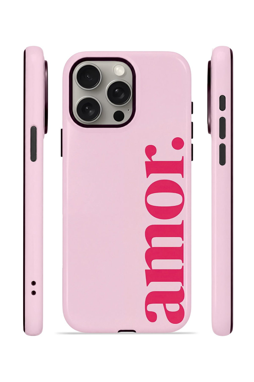 iPhone 15 Pro Vorian Çift Katmanlı MagSafe Kılıf Amour Pink