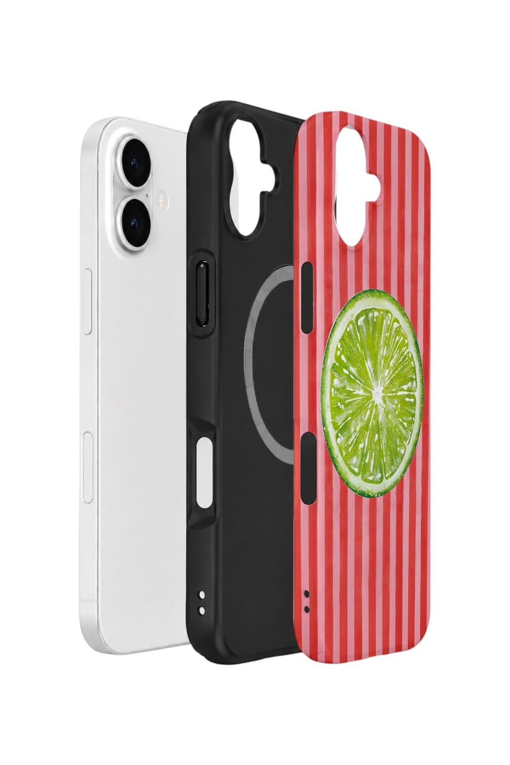 iPhone 17 Vorian Çift Katmanlı MagSafe Kılıf Lime Slice Pop