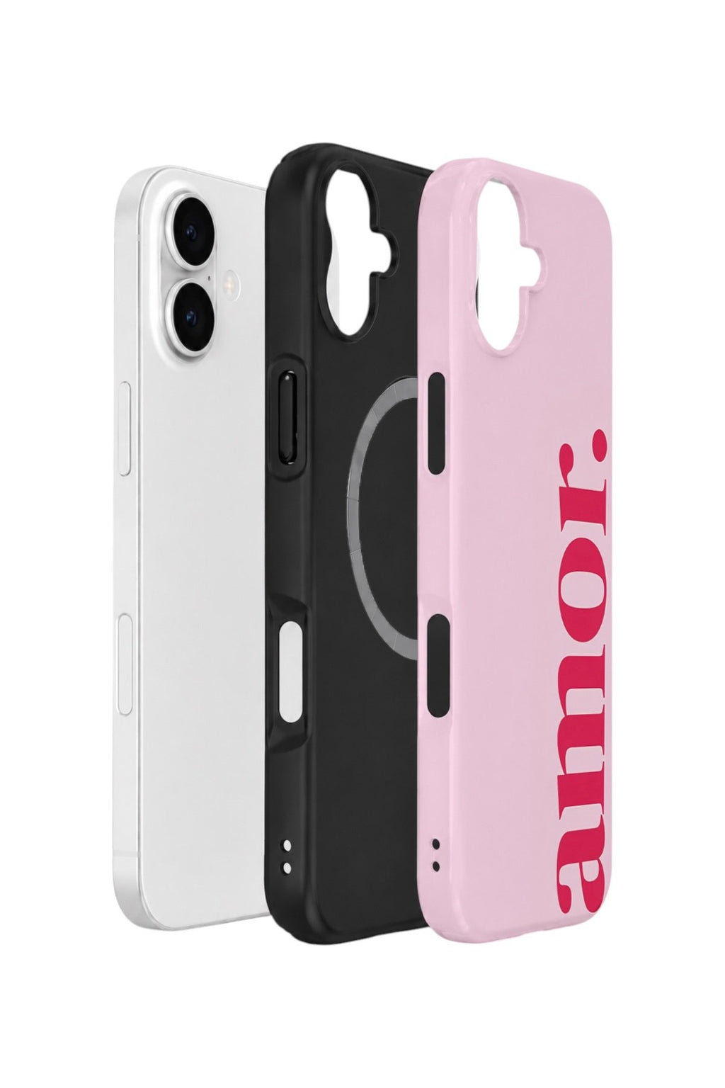iPhone 17 Vorian Çift Katmanlı MagSafe Kılıf Amour Pink