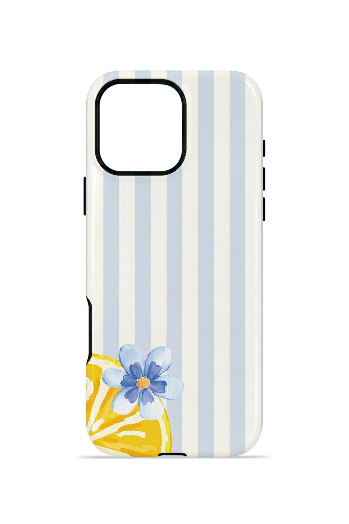 iPhone 16 Pro Max Vorian Çift Katmanlı MagSafe Kılıf Blue Lemon Blossom