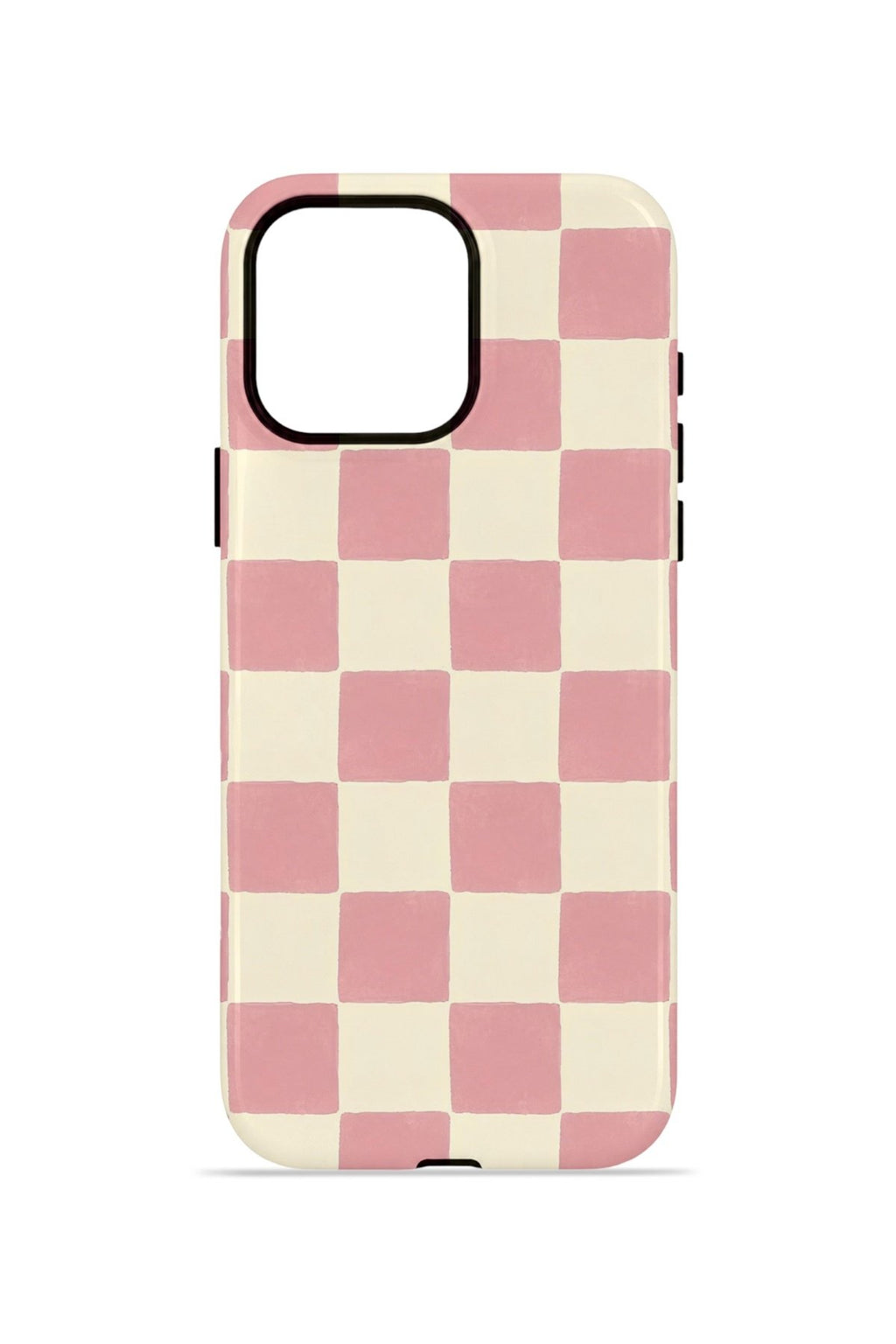 iPhone 15 Pro Max Vorian Çift Katmanlı MagSafe Kılıf Blush Checker