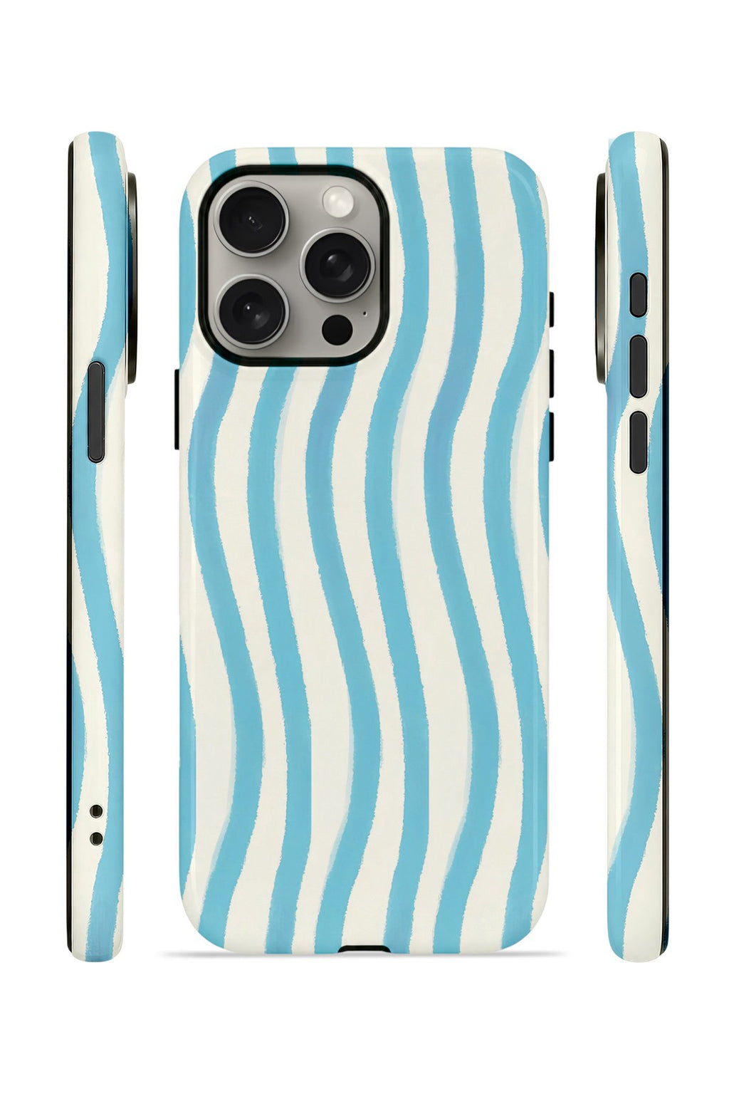 iPhone 15 Pro Vorian Çift Katmanlı MagSafe Kılıf Aqua Wave Riviera