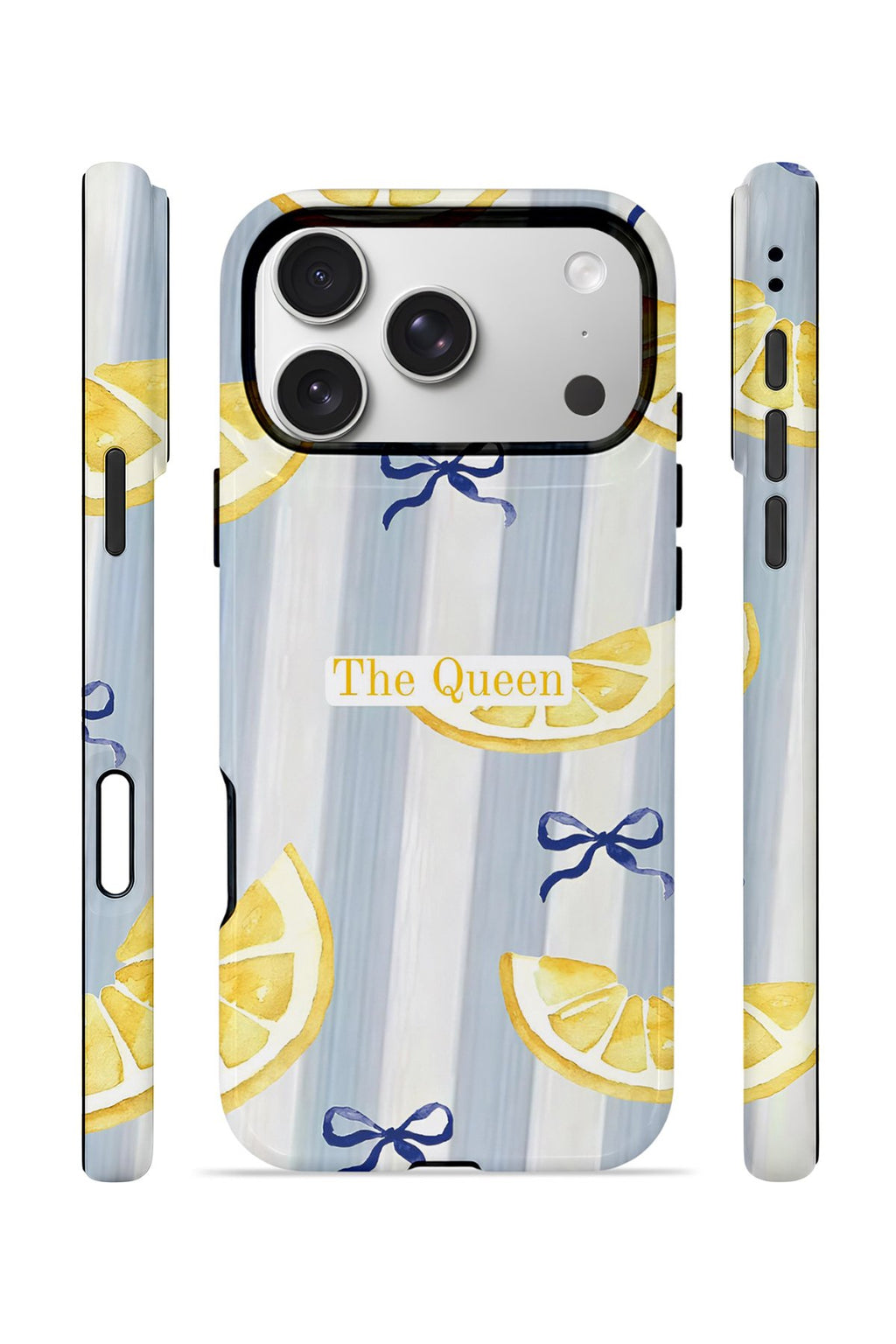 iPhone 17 Pro Vorian Çift Katmanlı Kılıf Queen Lemon Bow