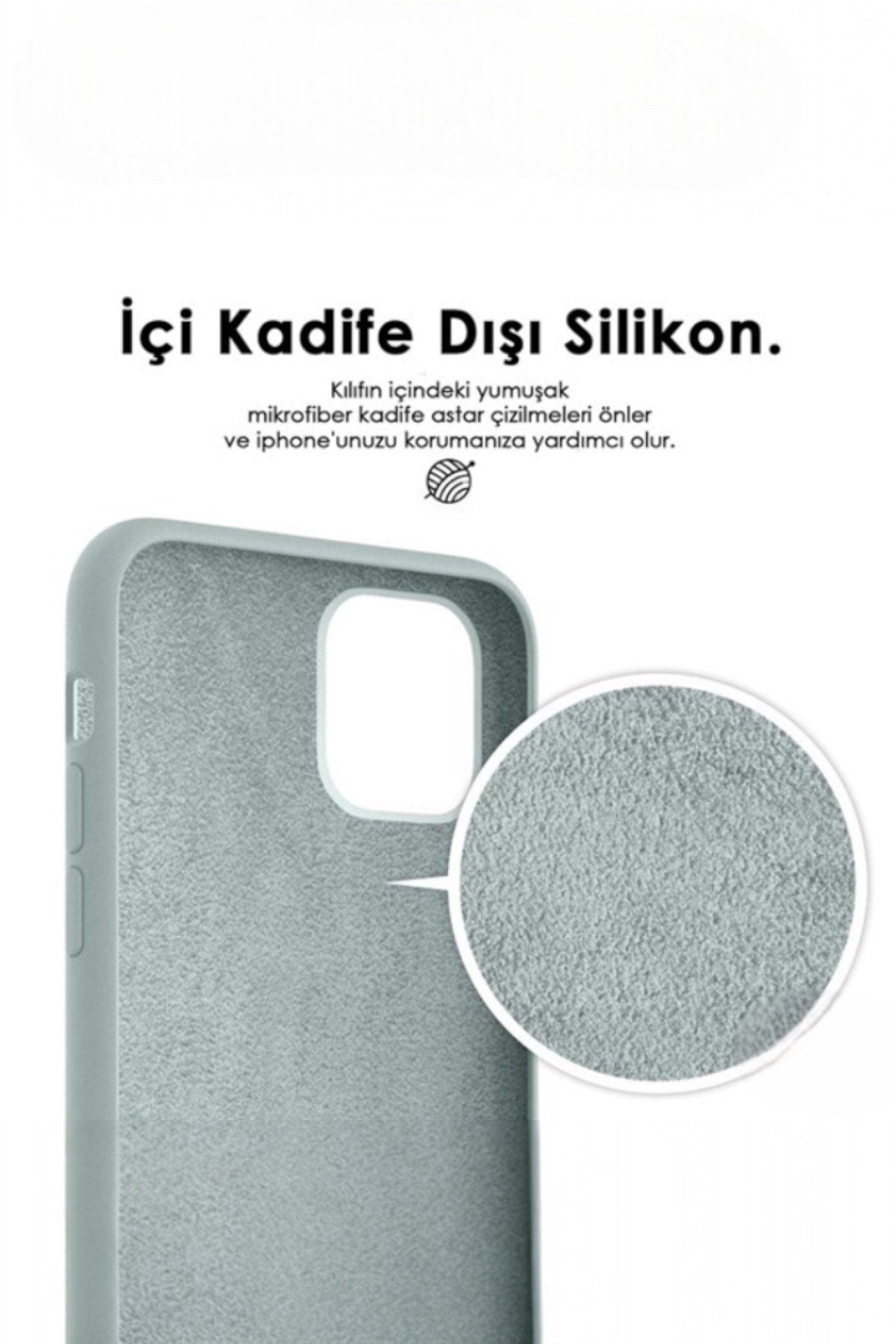 iPhone 17 Soft Touch Lansman Silikon Kılıf Pastel Lila