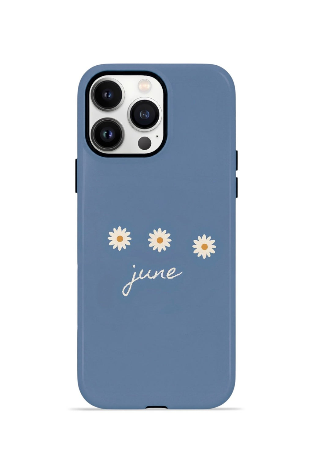 iPhone 13 Pro Vorian Çift Katmanlı Kılıf June Daisy Blue