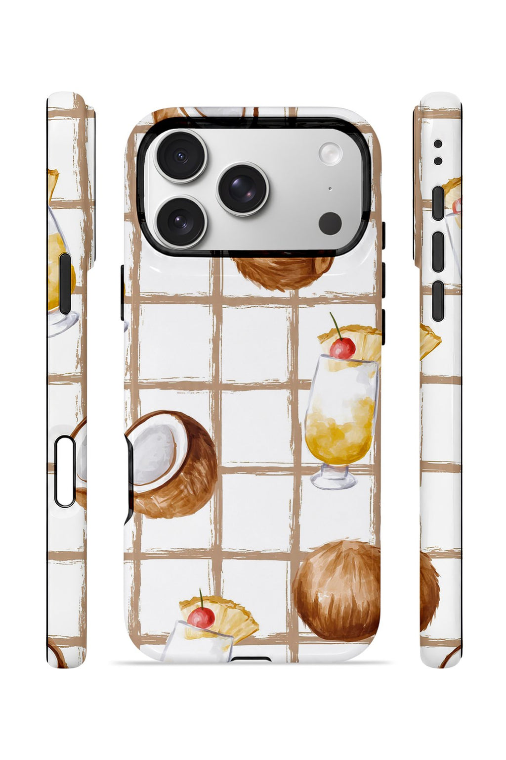 iPhone 17 Pro Max Vorian Çift Katmanlı MagSafe Kılıf Coconut Cabana